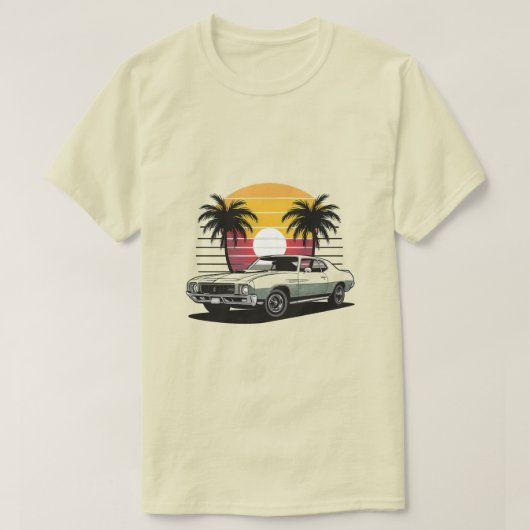 T-shirt Voiture Vintage (Design devant)