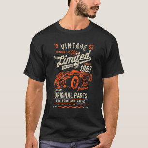 T-shirt Voiture vintage 60e Anniversaire 1963 60 Anniversa