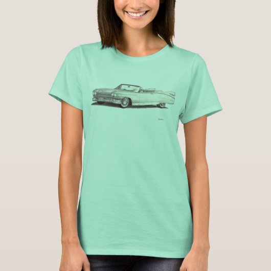 T-shirt Voiture Vintage : Cadillac Eldorado (Devant)