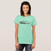 T-shirt Voiture Vintage : Cadillac Eldorado (Devant entier)