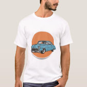 T-shirt voitures classiques (Devant)