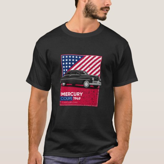 T-shirt Voitures classiques Coupe au mercure 1949 (Devant)