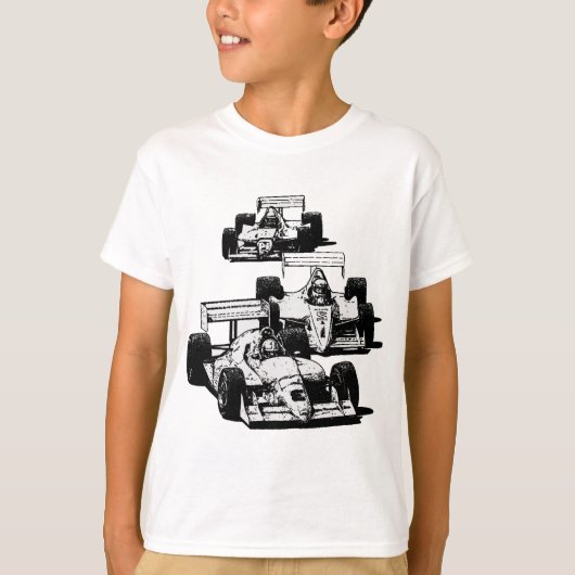 T-SHIRT VOITURES DE COURSE (Devant)