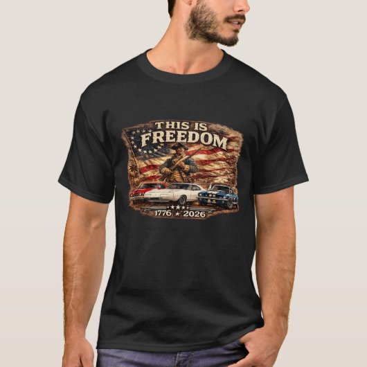 T-SHIRT VOITURES DE LIBERTÉ (Devant)