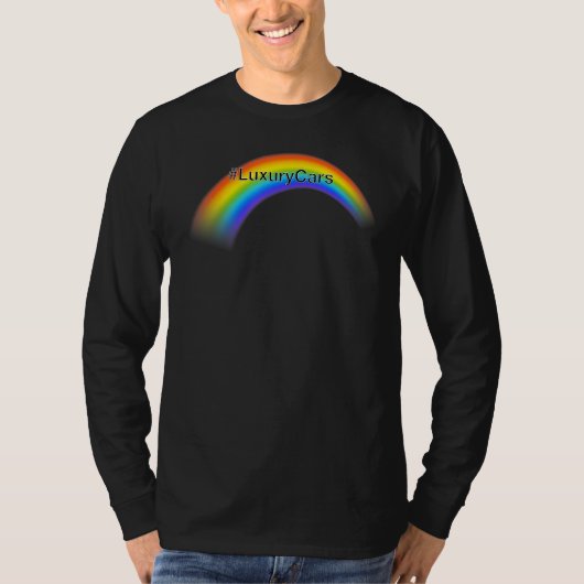 T-shirt Voitures de luxe LGBTQ Rainbow Pride (Devant)