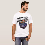 T-shirt Voitures de muscle de Dodge (Devant entier)