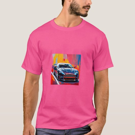 T-shirt Voitures de sport (Devant)