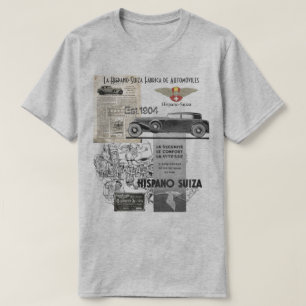 T-shirt Voitures Hispano Suiza