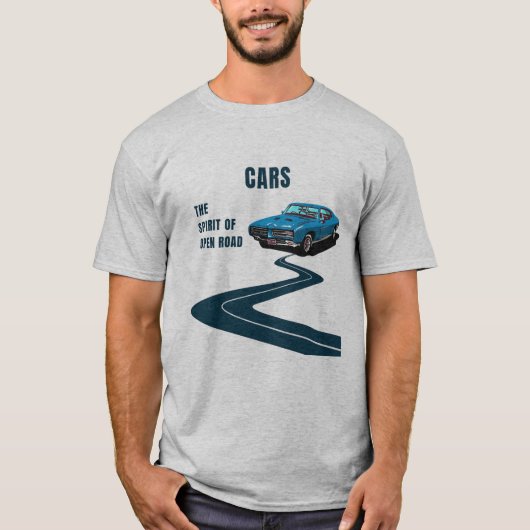 T-shirt Voitures : L'esprit de la route ouverte | F1 | Mot (Devant)