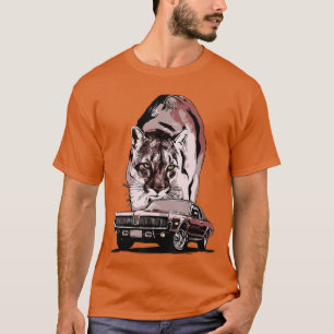 T-shirt Voitures Mercury Classic Cougar Vintage 1968 67 68