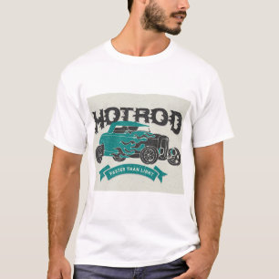 T-shirt Voitures Racing Funny Bumper Vintage Retro Meme