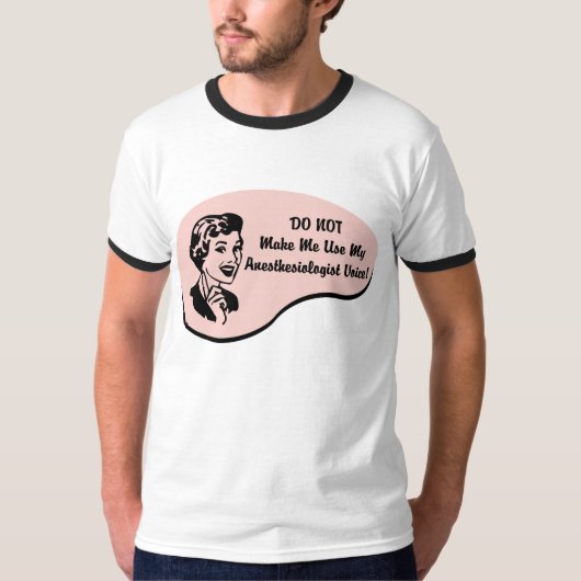 T-shirt Voix d'anesthésiste (Devant)