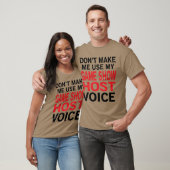 T-shirt Voix d'animateur de jeu télévisé rétro (Unisexe)