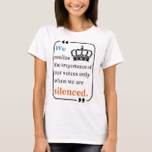 T-shirt Voix de force Tee (Devant)
