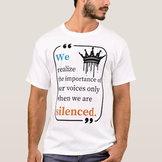 T-shirt Voix de force Tee (Devant)