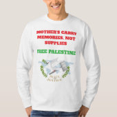 T-shirt Voix de la Palestine - L'humanité pleure pour la j (Devant)