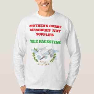 T-shirt Voix de la Palestine - L'humanité pleure pour la j