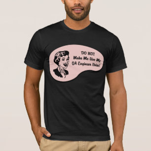 T-shirt Voix d'ingénieur de QA