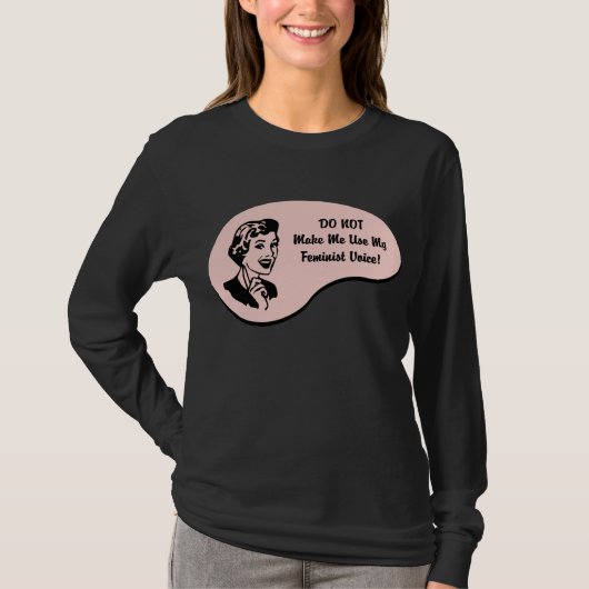 T-shirt Voix féministe (Devant)