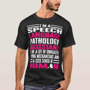 T-shirt Voix Langue Pathologie Assistant Vêtements Drôle