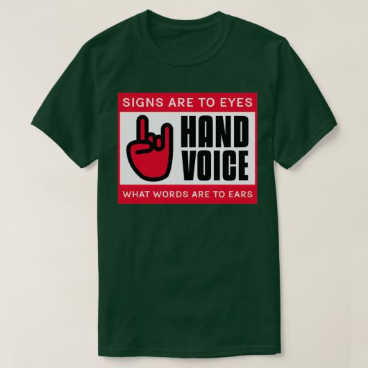 T-shirt Voix main 1 (Design devant)