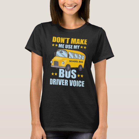 T-shirt Voix Mes pilotes de bus (Devant)