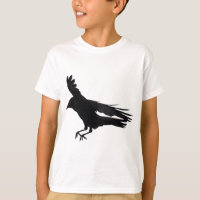 Vol à l'atterrissage noir Crow Art