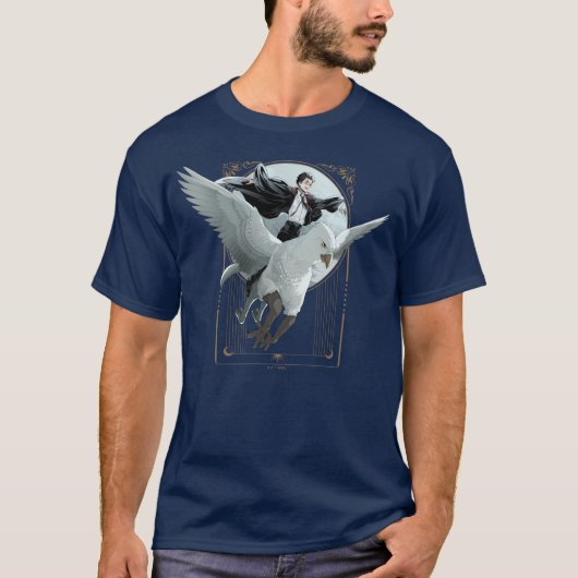 T-shirt Vol Anime HARRY POTTER™ avec Buckbeak (Devant)