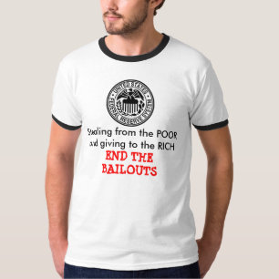 T-shirt Vol de donner PAUVRE aux RENFLOUEMENTS RICHES