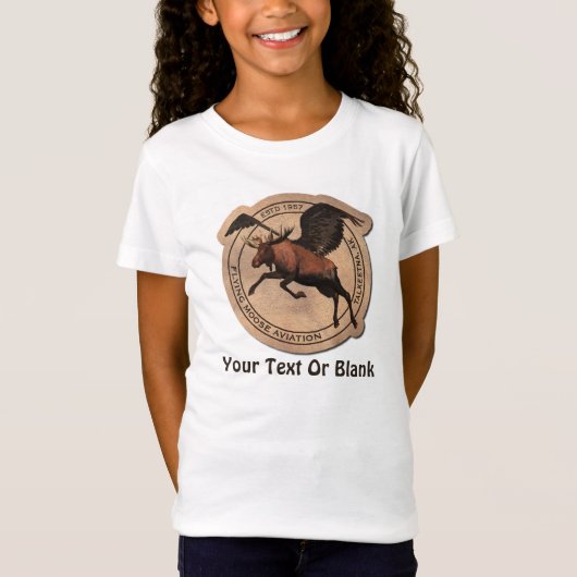 T-Shirt Vol de Moose Aviation (Devant)
