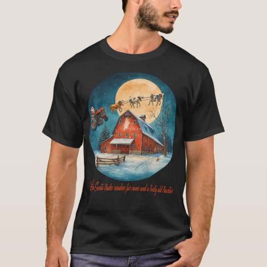 T-shirt Vol de Noël à la ferme (Devant)
