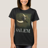 T-shirt Vol de sorcière de Salem le Massachusetts sur le (Devant)
