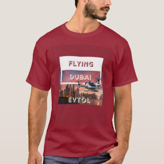 T-shirt Vol Dubaï EVTOL pour Air Taxi AAM UAM