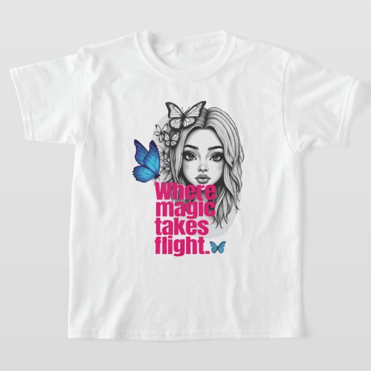 T-shirt Vol enchanté (Poser)