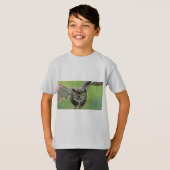 T-shirt Vol intense de hibou (Devant entier)