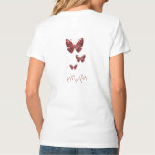 T-shirt Vol libre, en direct - Papillon rouge (Dos)