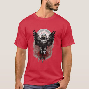 T-shirt "Vol majestueux : L'Aigle en flammes"