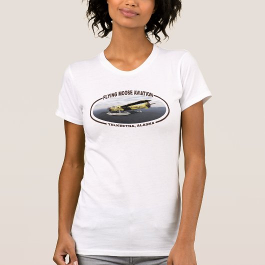 T-shirt Vol Moose Aviation de Havilland DH3-C Otter (Devant)