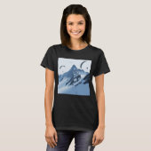 T-shirt Vol Paramotor Mountain Peak (Devant entier)