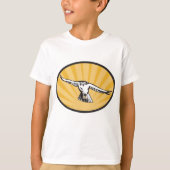 T-shirt Vol Retro Hawk (Devant)