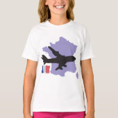 T-shirt Vol vers la France (Devant)