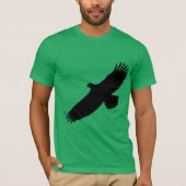 T-shirt volant d'aigle - Choisissez la couleur (Devant)