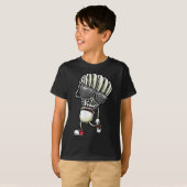 T-shirt Volant de badminton dansant (Devant entier)