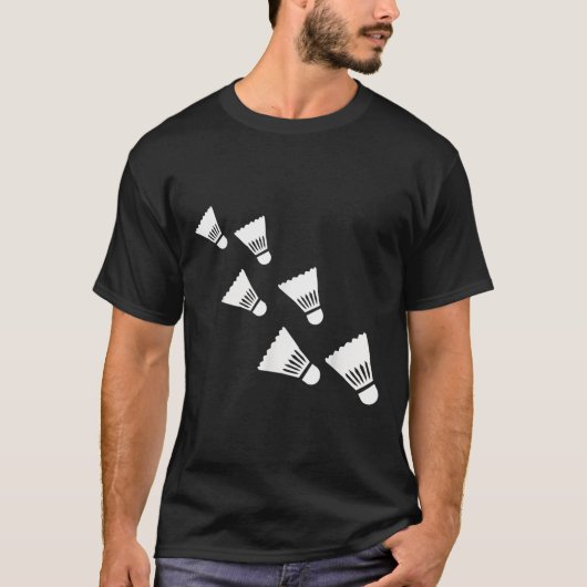 T-shirt Volants de badminton (Devant)