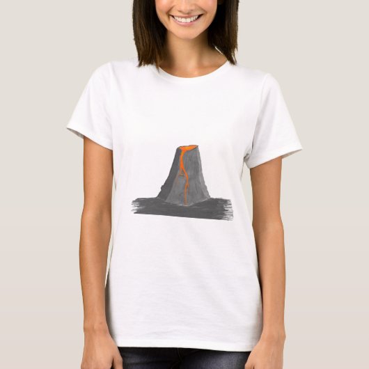 T-shirt Volcan Chaud (Devant)