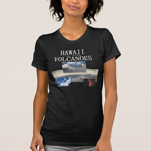 T-shirt Volcan d'ABH Hawaï (Devant)