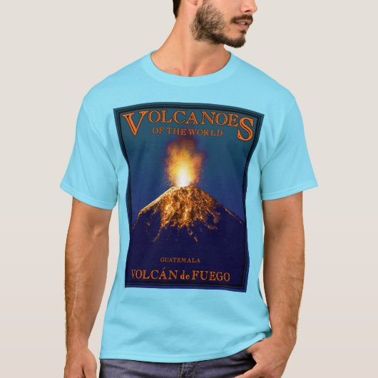 T-shirt Volcán de Fuego Guatemala (Devant)