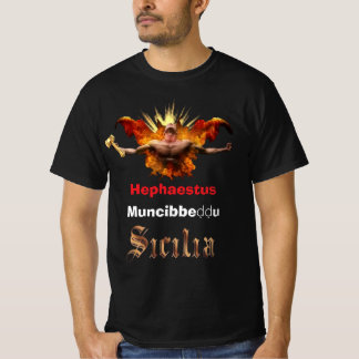 T-shirt Volcan de l'Etna de Sicile " Muncibbeḍḍu'