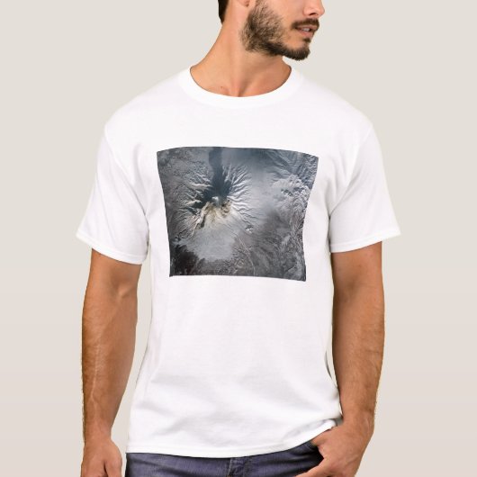T-shirt Volcan Shiveluch en Russie (Devant)