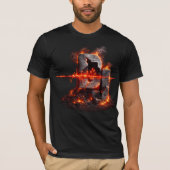 T-shirt Volcanic Pulse DJ (Devant)